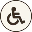Behinderte zugänglich